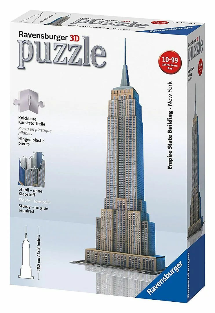 Ravensburger - 3D Empire State Building - 216 Piece Jigsaw - Good Games