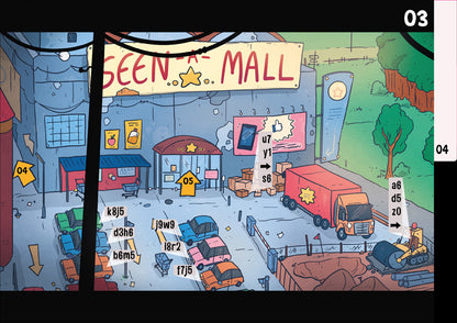 Scene artwork from Cantaloop Book 2 with character illustration