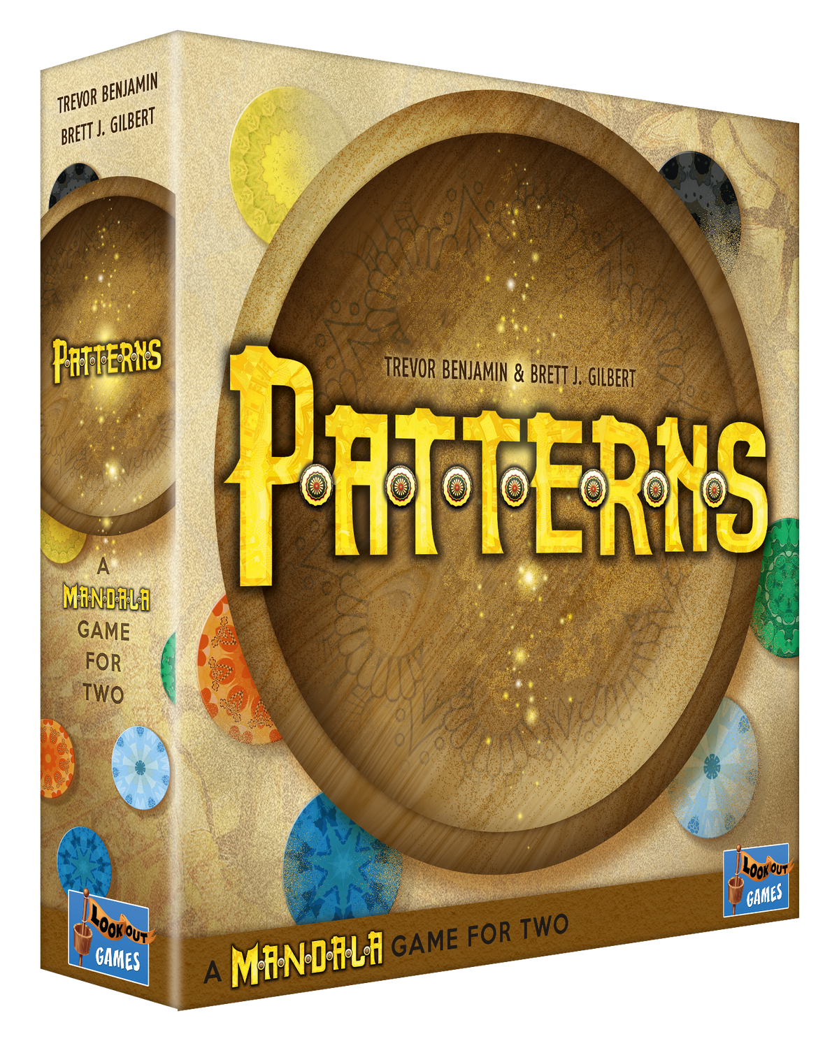 Component display of Patterns: A Mandala Game showing circular board