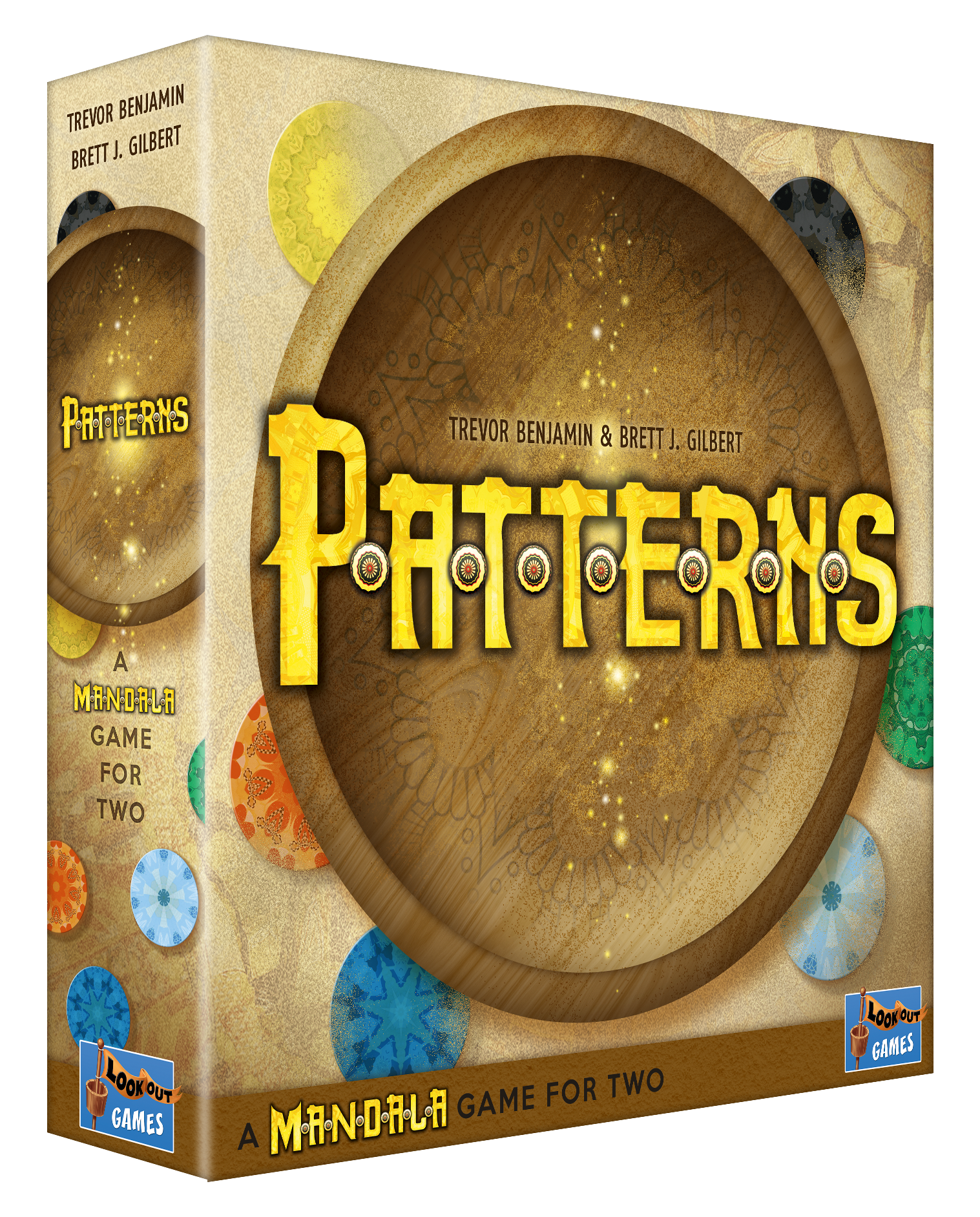 Component display of Patterns: A Mandala Game showing circular board