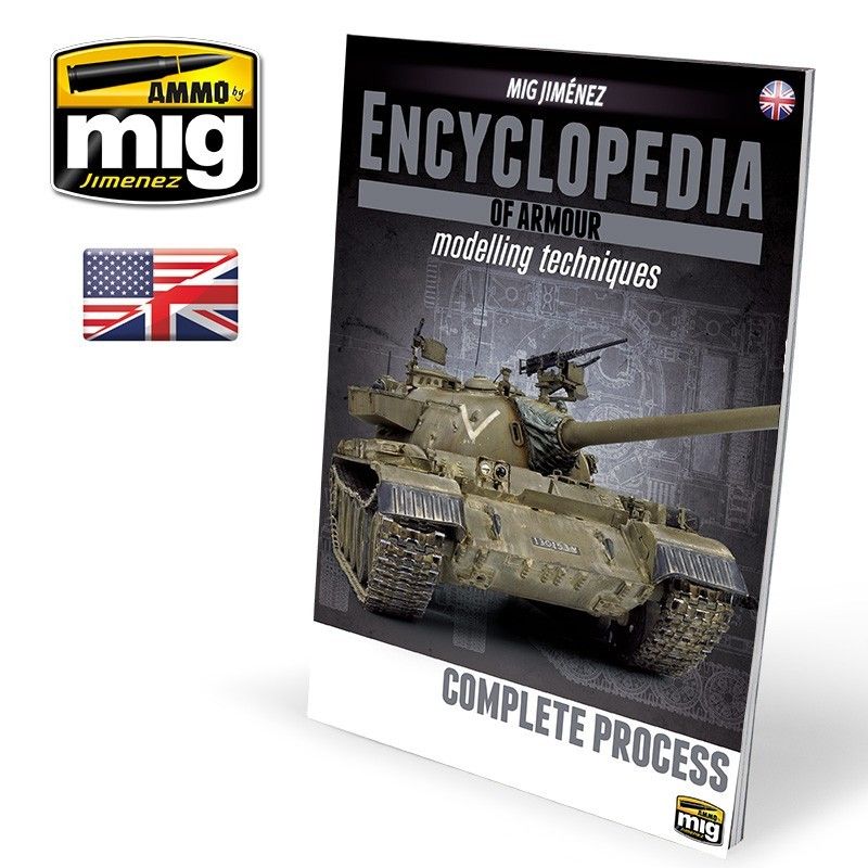 Ammo by MIG - Book - Encyclopedia Of Armour Modelling Techniques – Vol. Extra Complete Process (Preorder) - Good Games