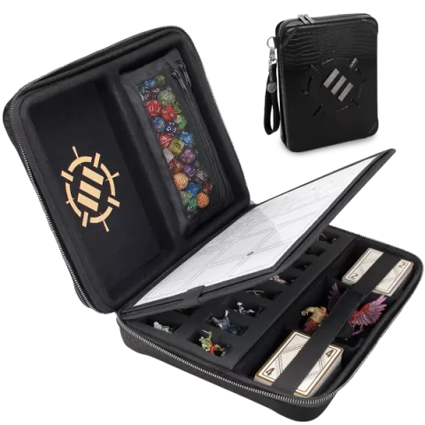 Enhance Tabletop Series RPG Organizer Case Black - Good Games