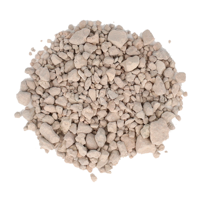 A circular heap of light brown and tan irregular stones for Scale 75 Soilworks Scenery Environments Urban Set