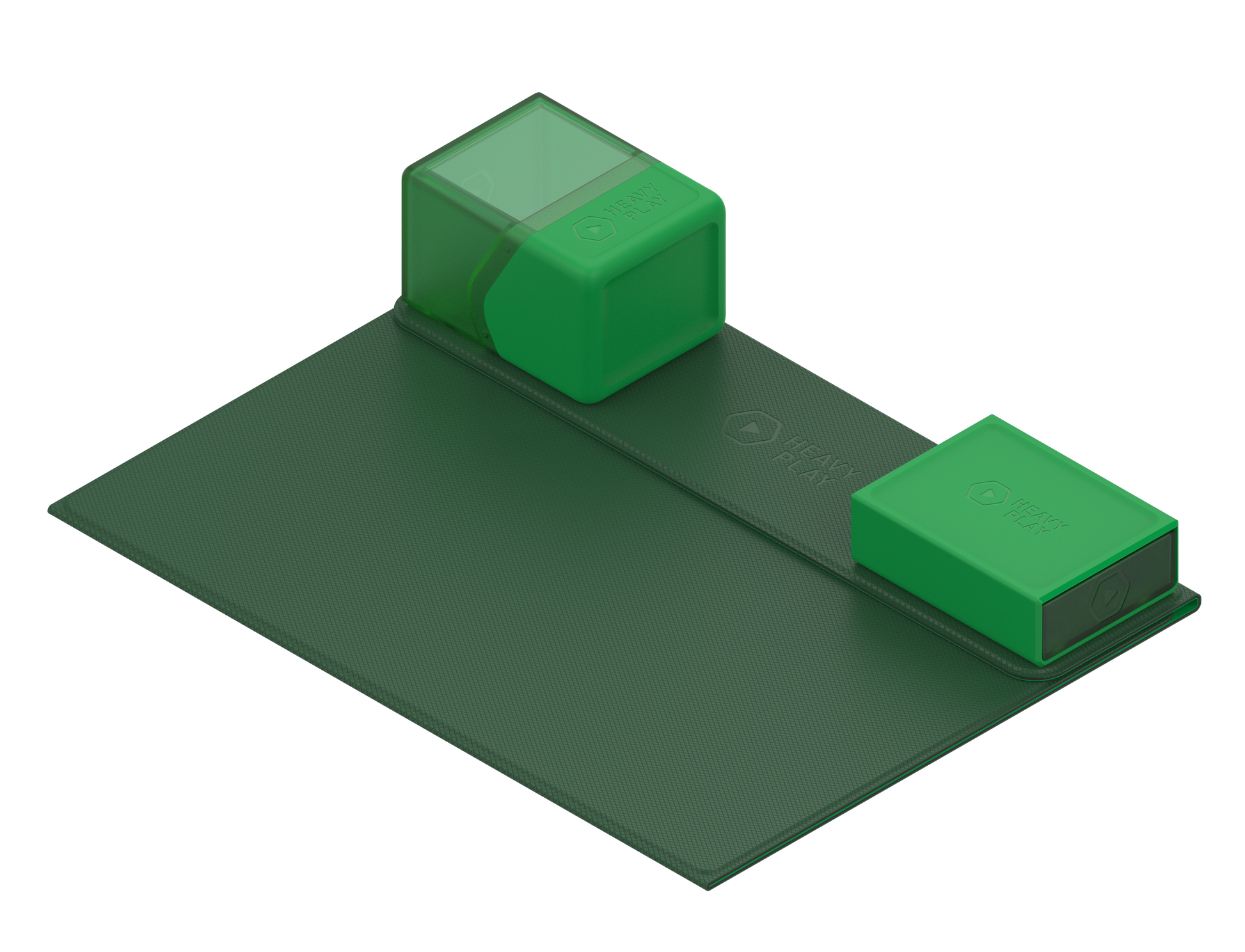 Heavy Play: ETB Playmat - Ranger Green and Druid Green - Good Games