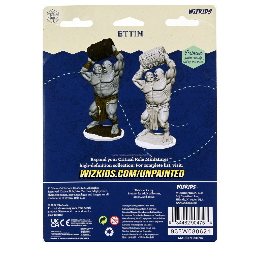 Critical Role Unpainted Miniatures: Ettin (90475) - Good Games