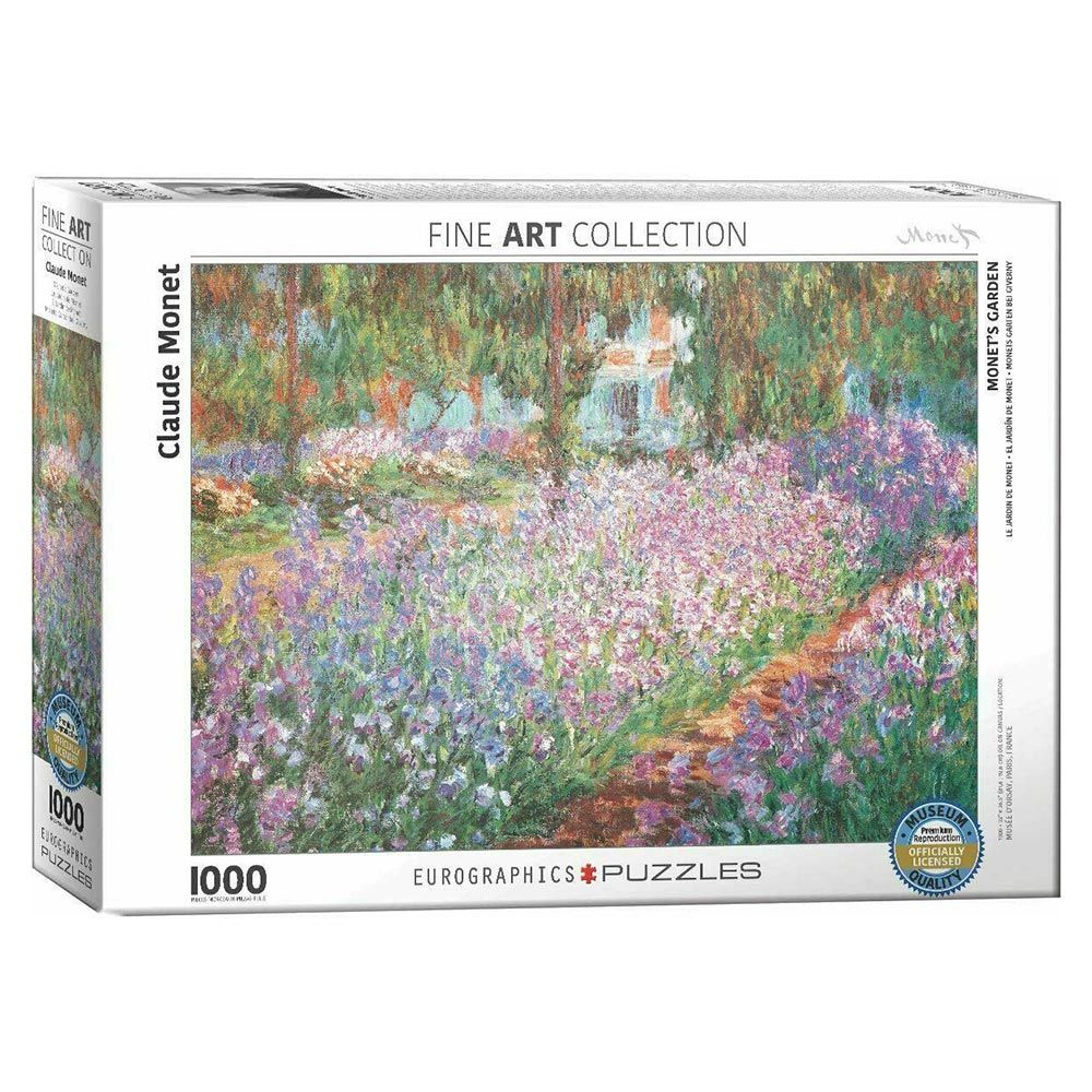 Eurographics - Monet Monets Garden 1000 Piece Jigsaw - Good Games
