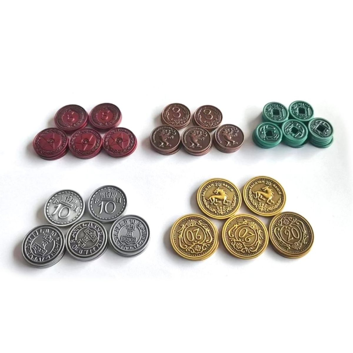 Scythe &amp; Expeditions: Metal Coins