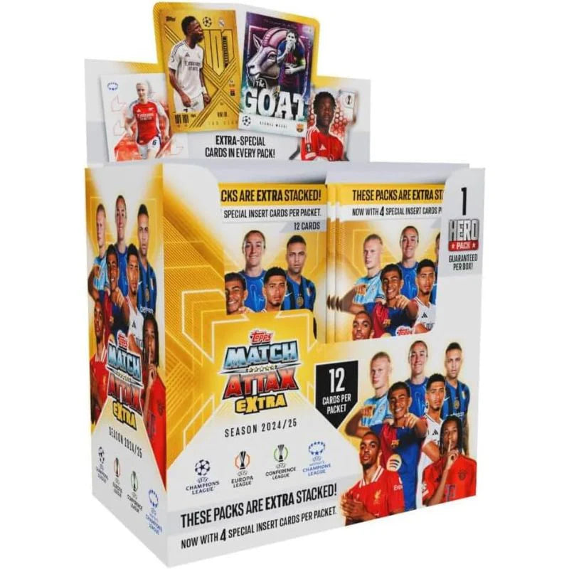 Match Attax UEFA Extra Champions League 2024/2025 Edition Trading Cards Booster Box - Good Games