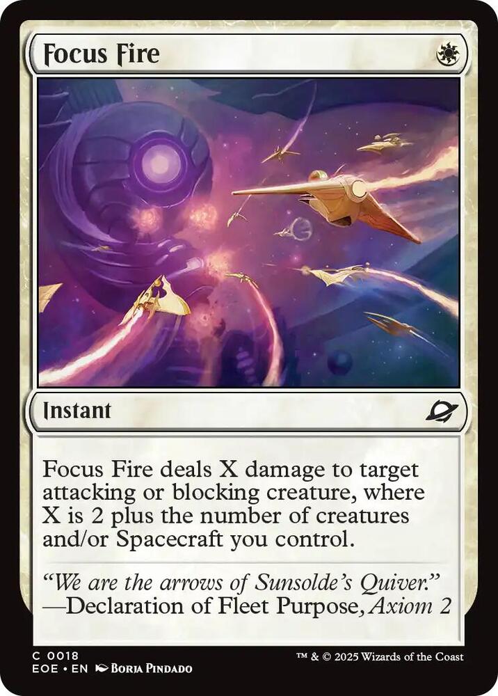 Focus Fire 18 (Edge of Eternities)  - Foil