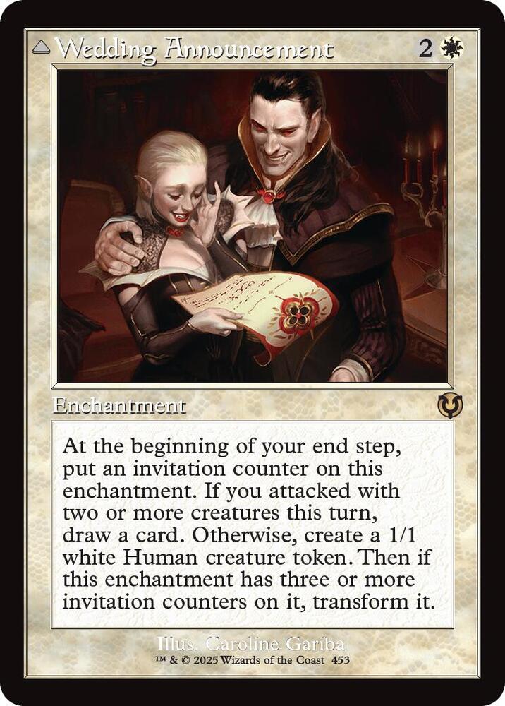 Wedding Announcement // Wedding Festivity 453/287 (Innistrad Remastered)  - Retro Foil