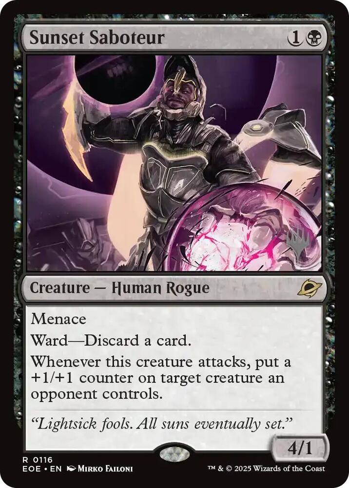 Sunset Saboteur 116 (Promo Pack: Edge of Eternities) 
