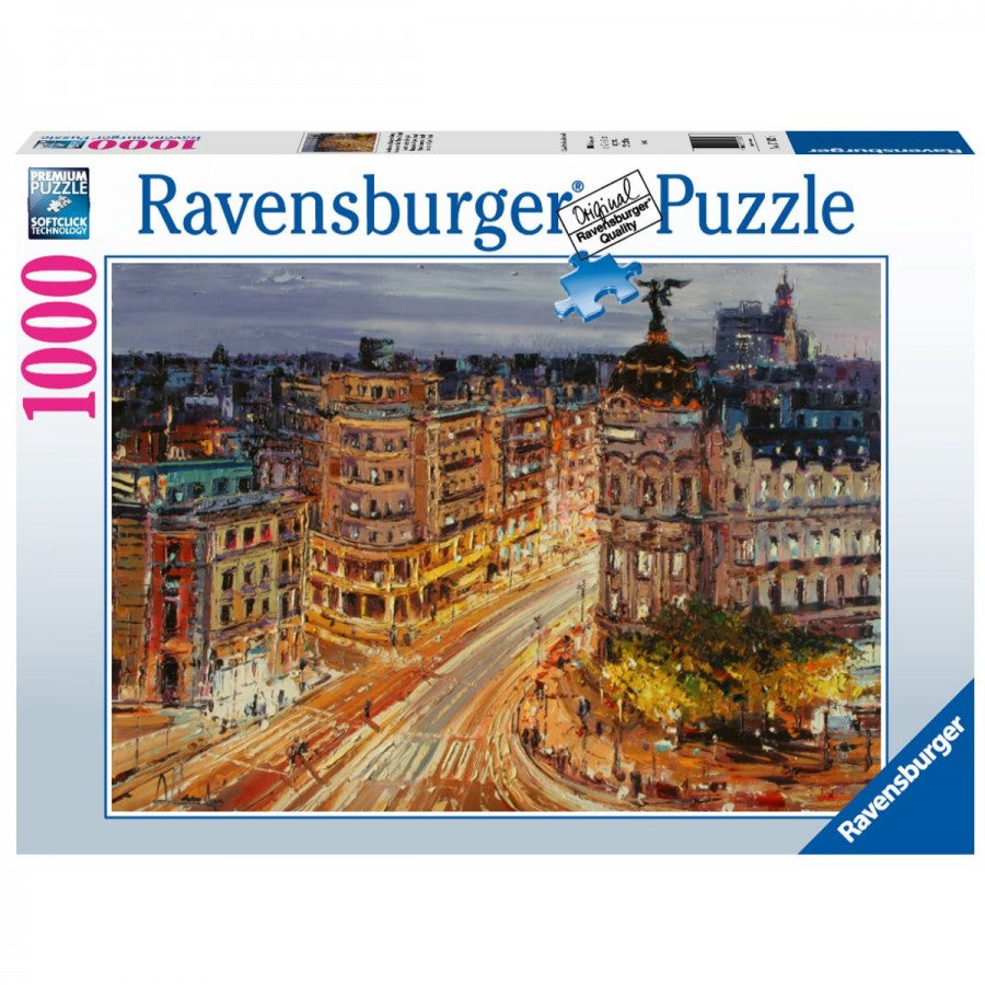 Ravensburger - Gran Vía Madrid 1000 Piece Jigsaw - Good Games