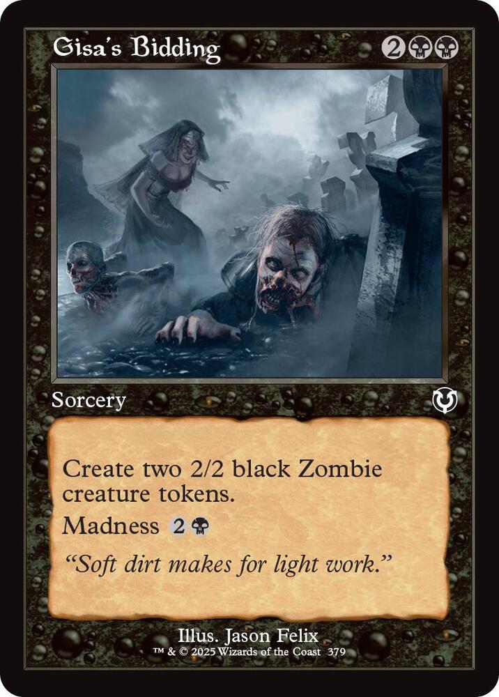 Gisa's Bidding 379/287 (Innistrad Remastered)  - Retro