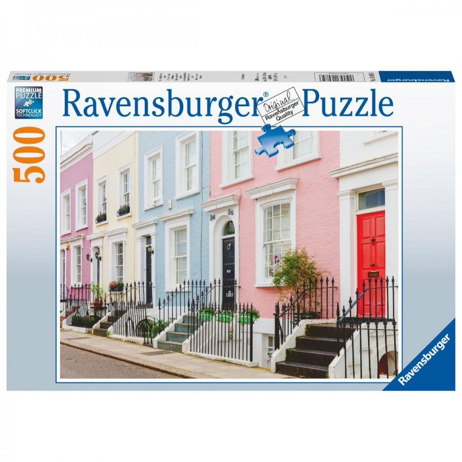 Ravensburger - Colourful London Townhouses 500 Piece Jigsaw - Good Games