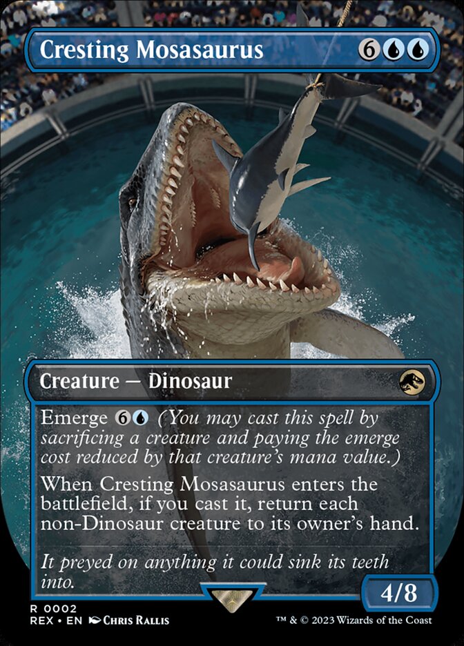 Cresting Mosasaurus 2/26 (Universes Beyond: Jurassic World Collection)  - Borderless
