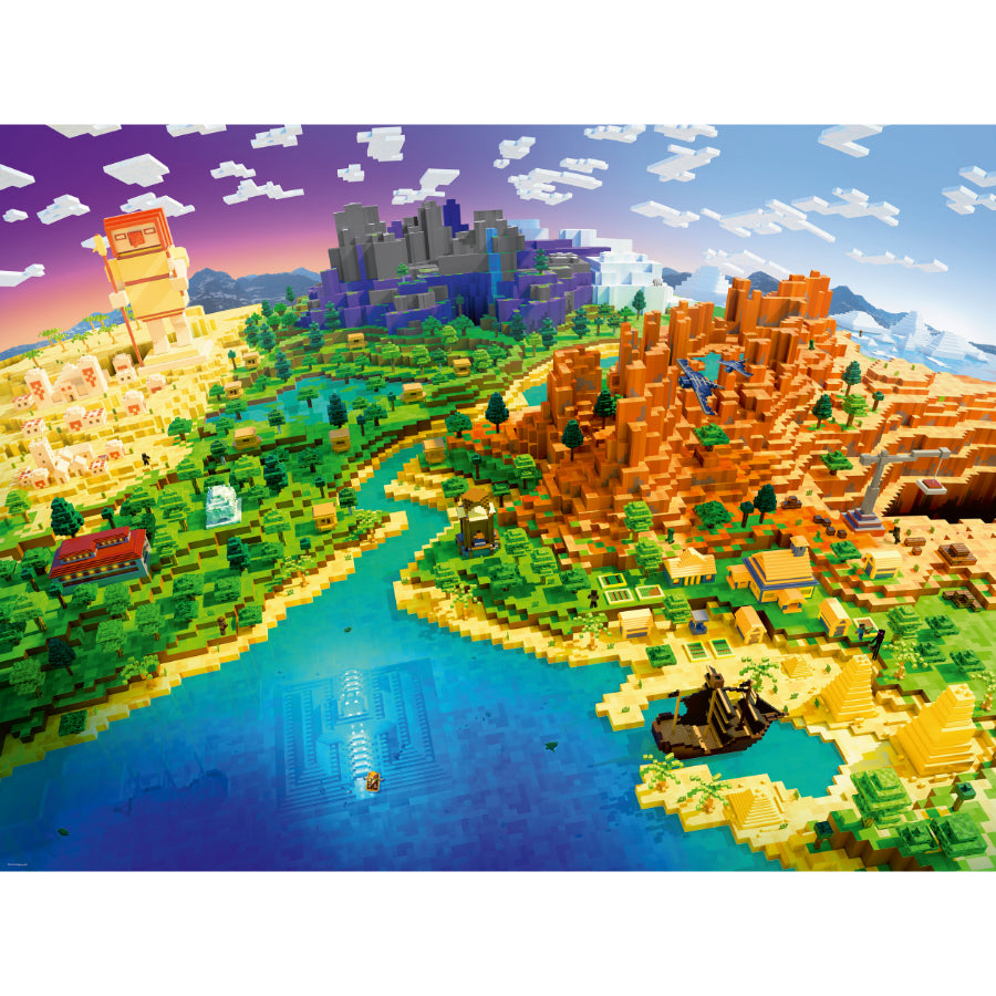 Ravensburger - World of Minecraft 1500 Piece Jigsaw - Good Games