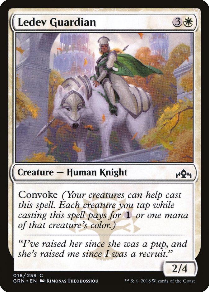 Ledev Guardian 18/259 (Guilds of Ravnica) 