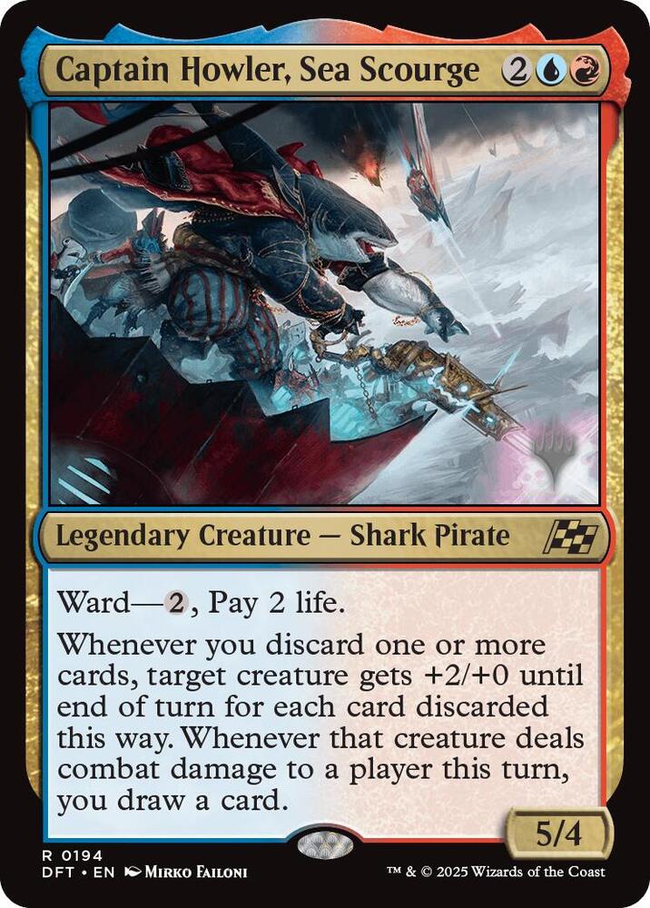 Captain Howler Sea Scourge 194 (Promo Pack: Aetherdrift) 