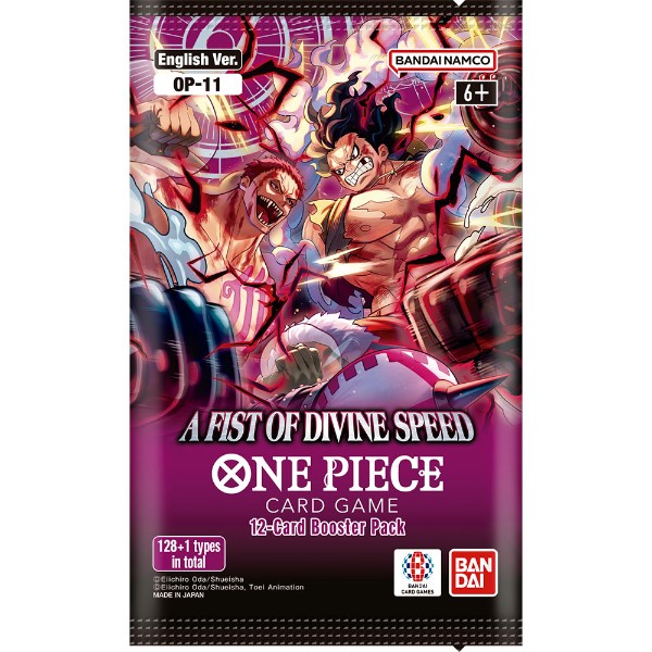 One Piece Card Game - A Fist of Divine Speed OP-11 Booster Pack
