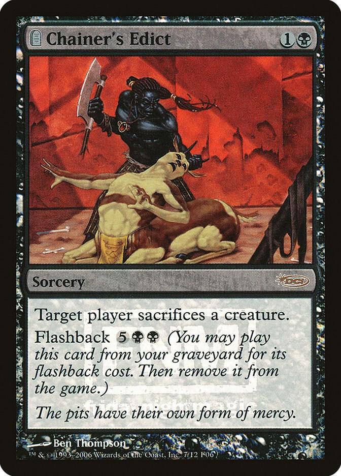 Chainer's Edict 7 (FNM Promos)  - Foil