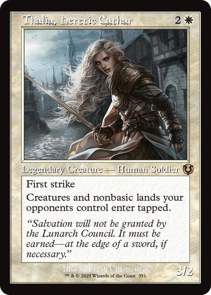 Thalia, Heretic Cathar 351 (Innistrad Remastered)  - Retro