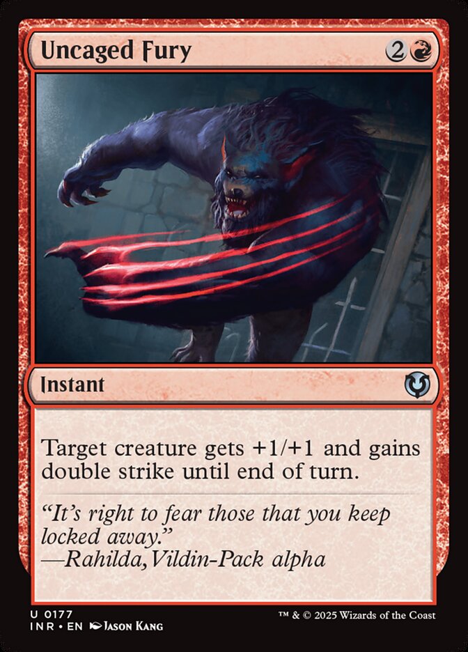 Uncaged Fury 177/287 (Innistrad Remastered)  - Foil