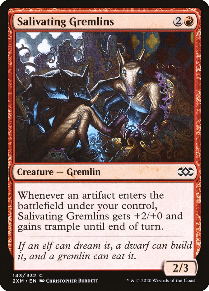 Salivating Gremlins 143/332 (Double Masters)  - Foil