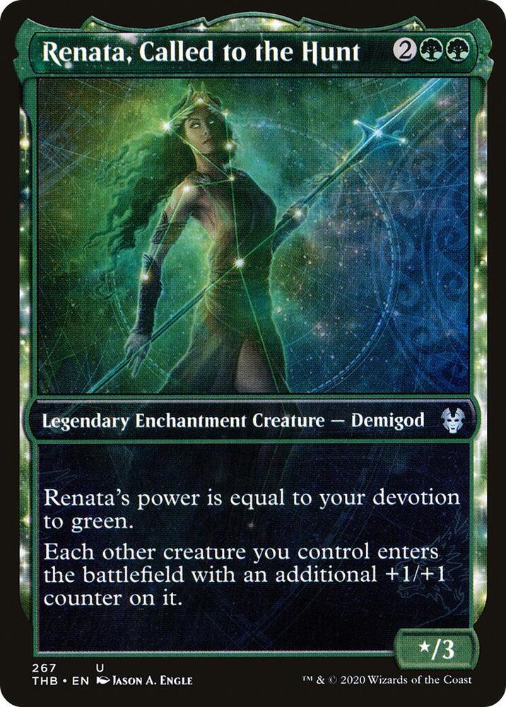 Renata, Called to the Hunt 267/254 (Theros Beyond Death)  - Showcase