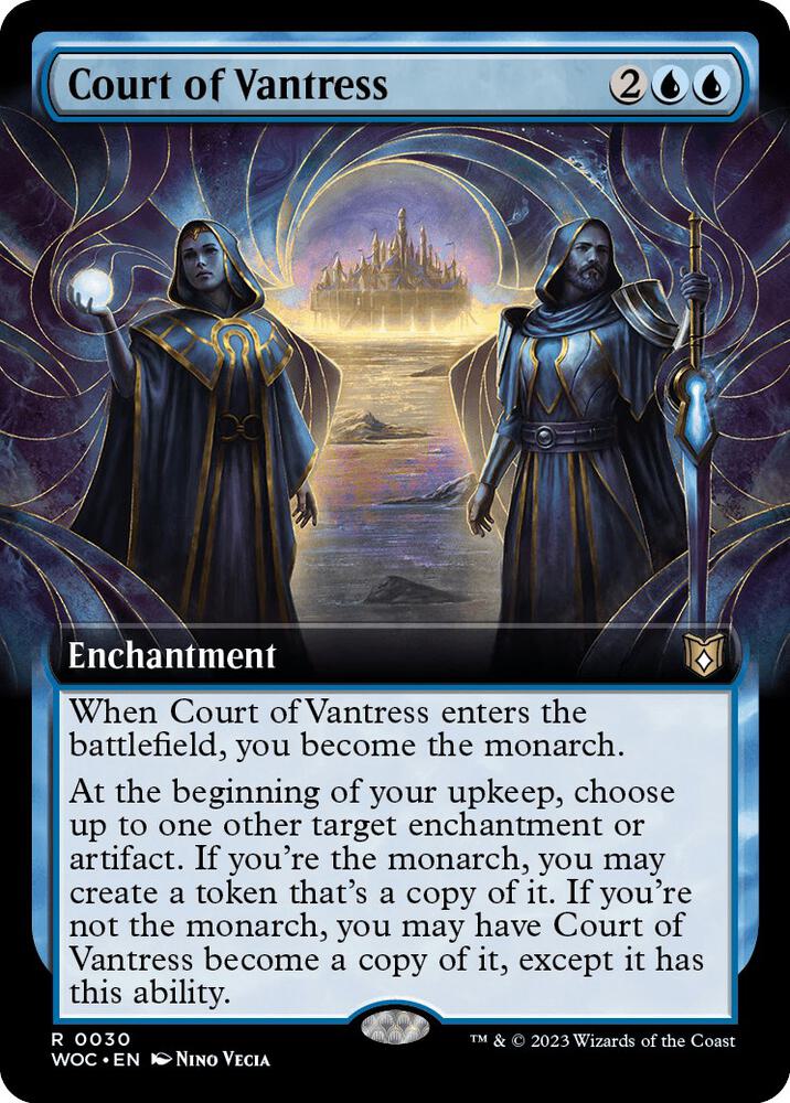 Court of Vantress 30/173 (Commander: Wilds of Eldraine)  - Extended Art Foil
