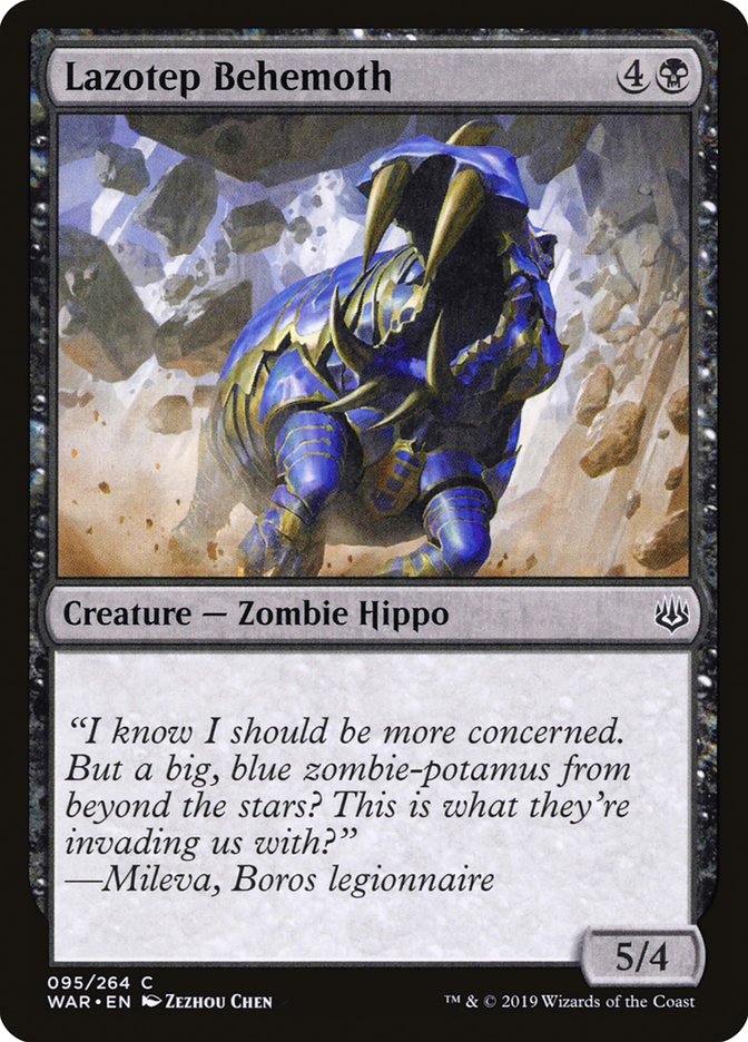 Lazotep Behemoth 95/264 (War of the Spark) 