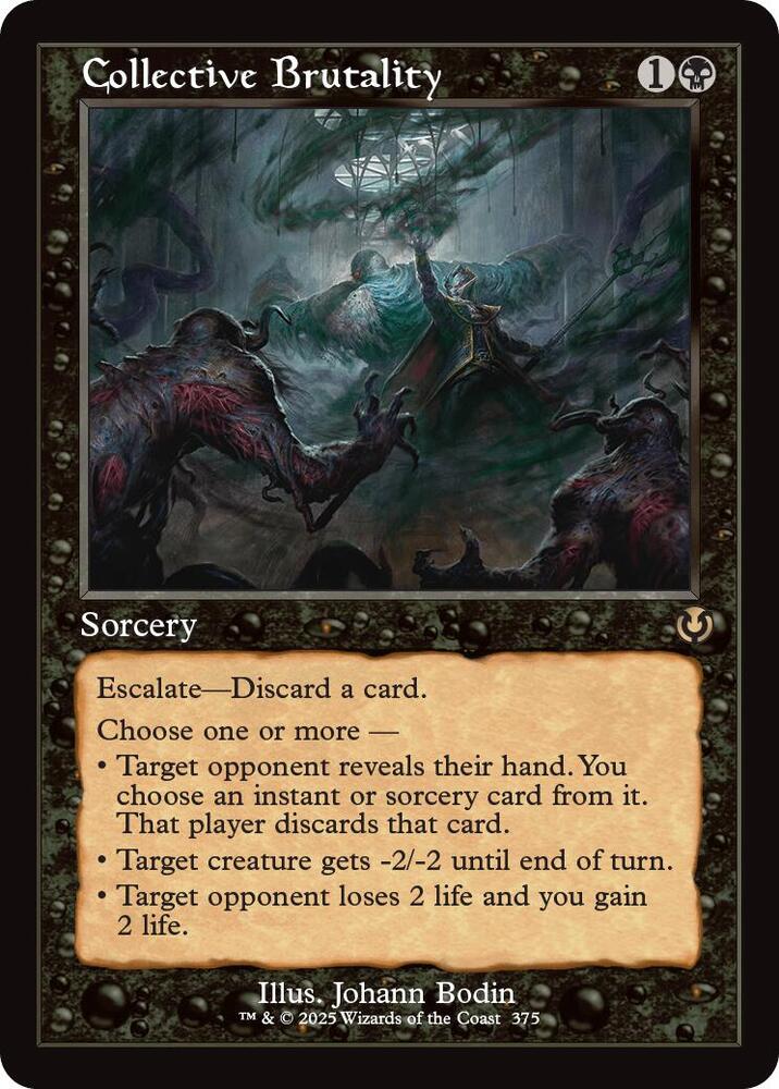 Collective Brutality 375/287 (Innistrad Remastered)  - Retro