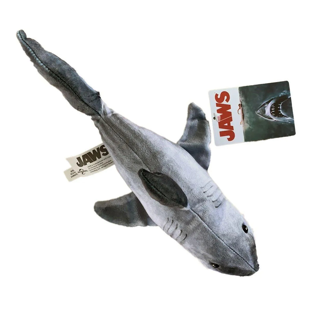Gray Jaws movie shark plush toy with official hang tags