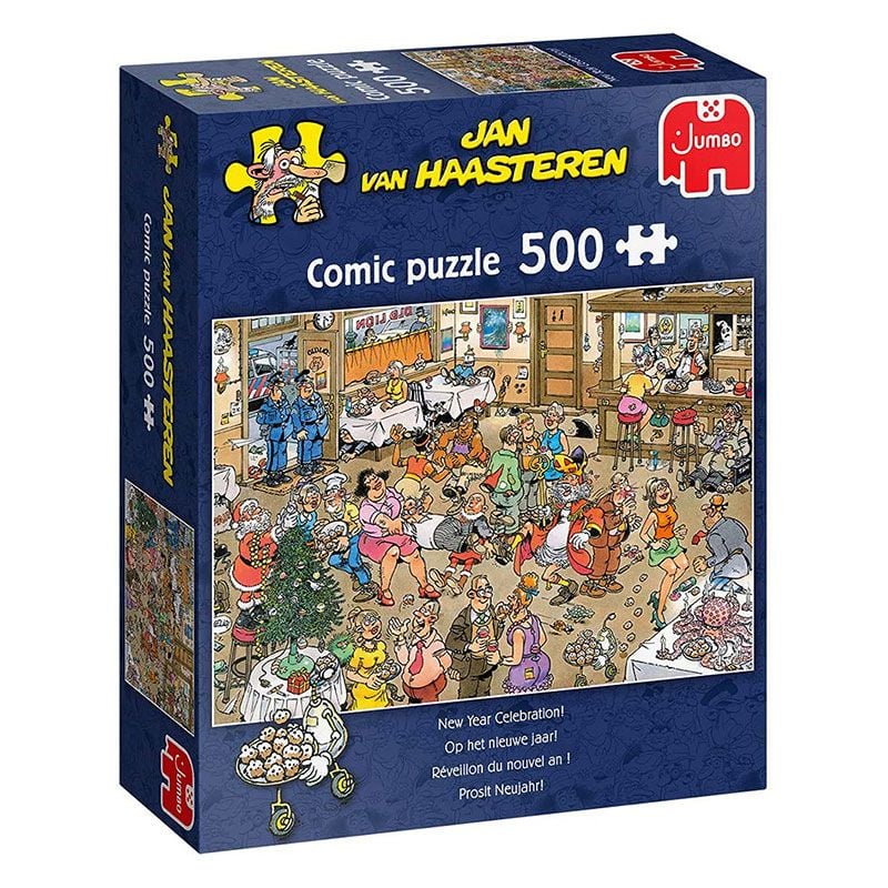 Jan Van Haasteren - New Year Celebration 500 Piece Jigsaw