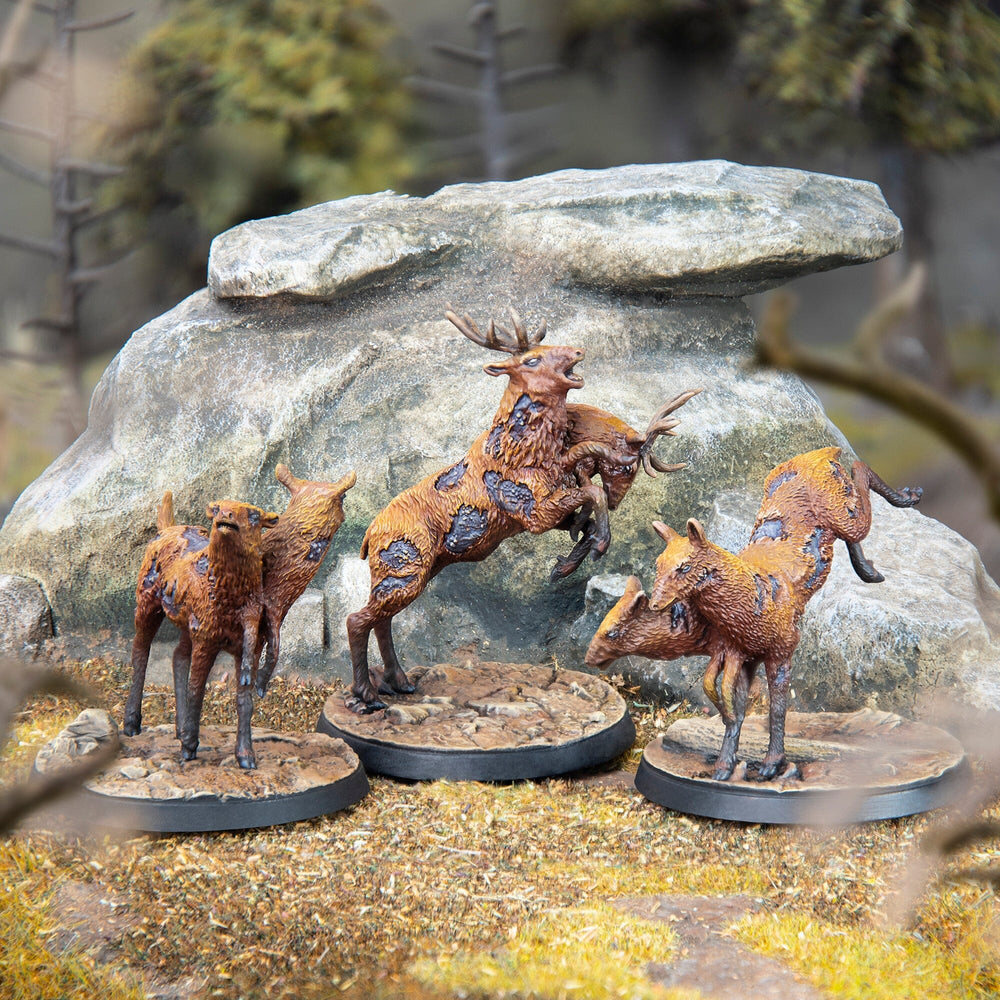 Modiphius Fallout: Wasteland Warfare - Creatures: Radstag Herd (MUH052289) - Good Games