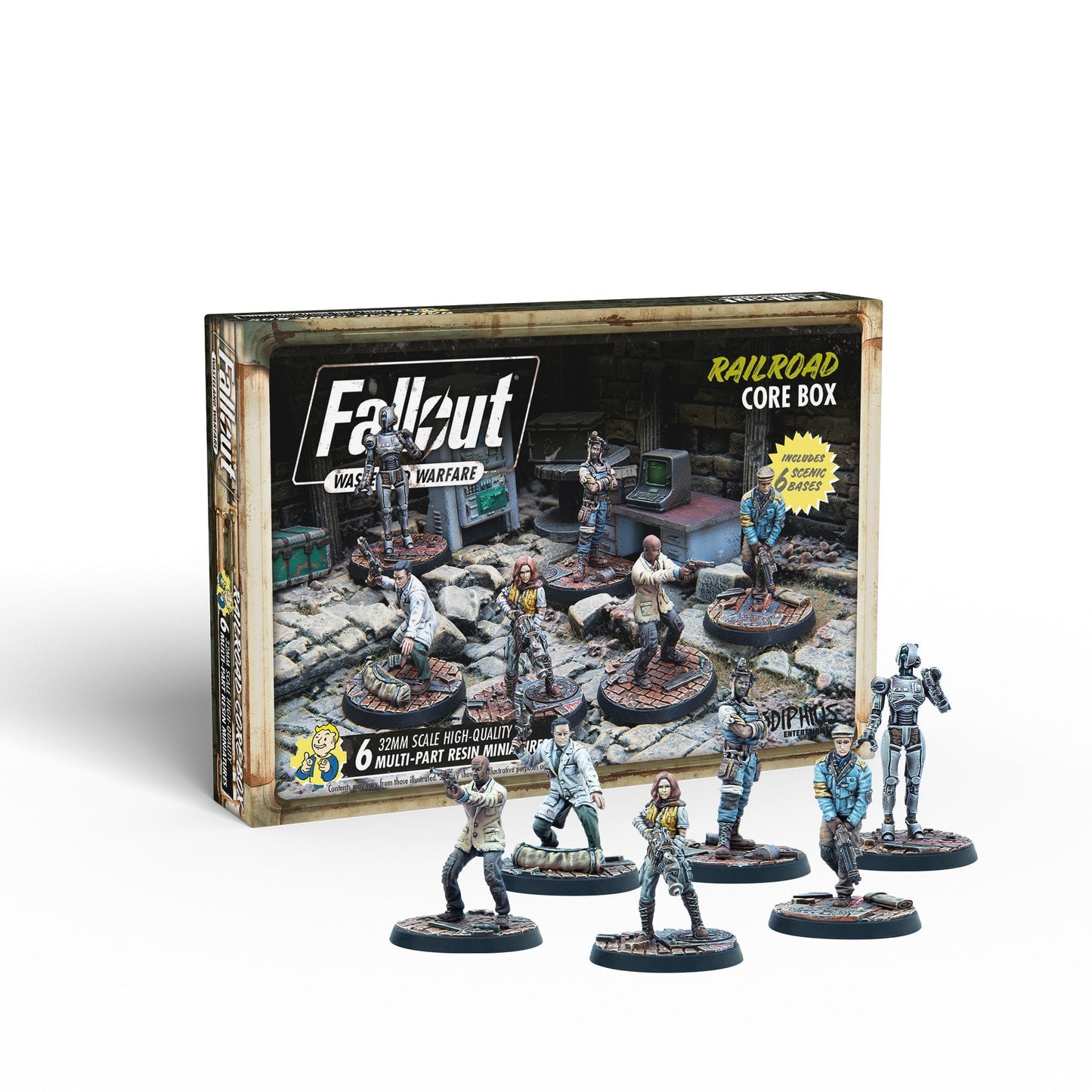 Fallout: Wasteland Warfare - Railroad Core Box (MUH052219) - Good Games