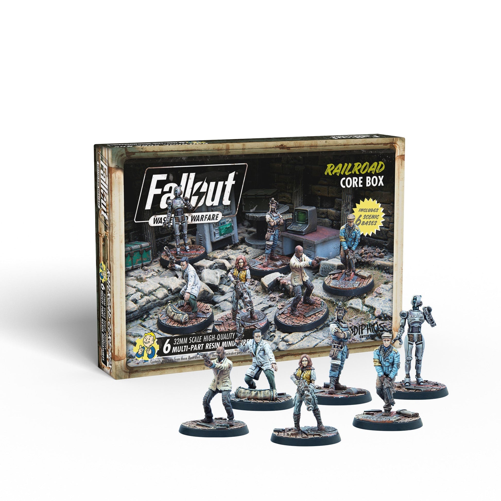 Fallout: Wasteland Warfare - Railroad Core Box (MUH052219) - Good Games