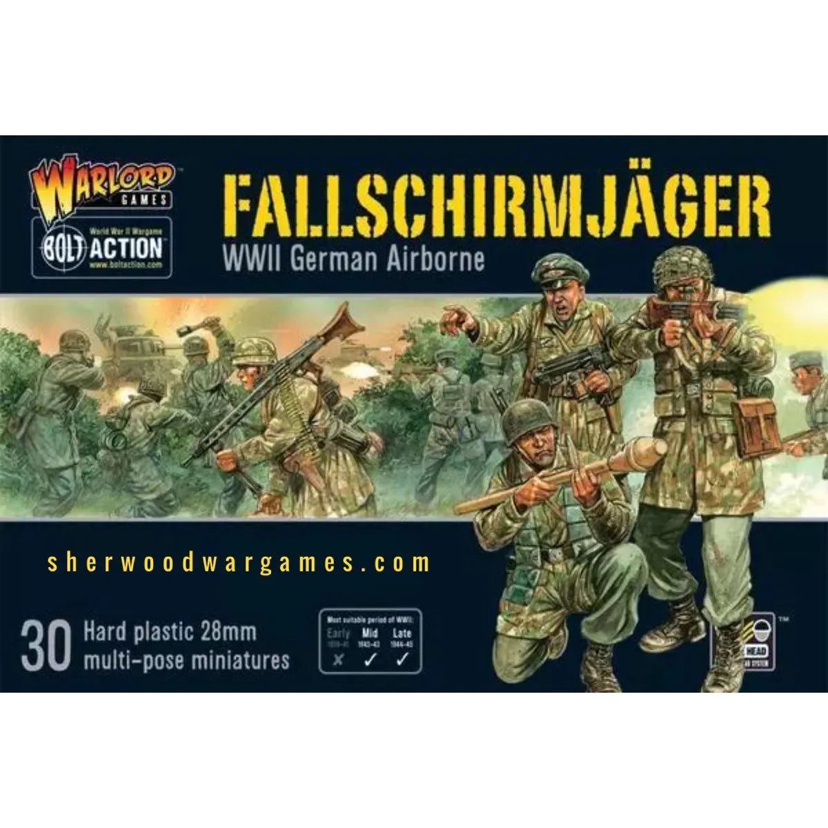 Bolt Action Fallshirmjager Plastic Boxed Set - Good Games