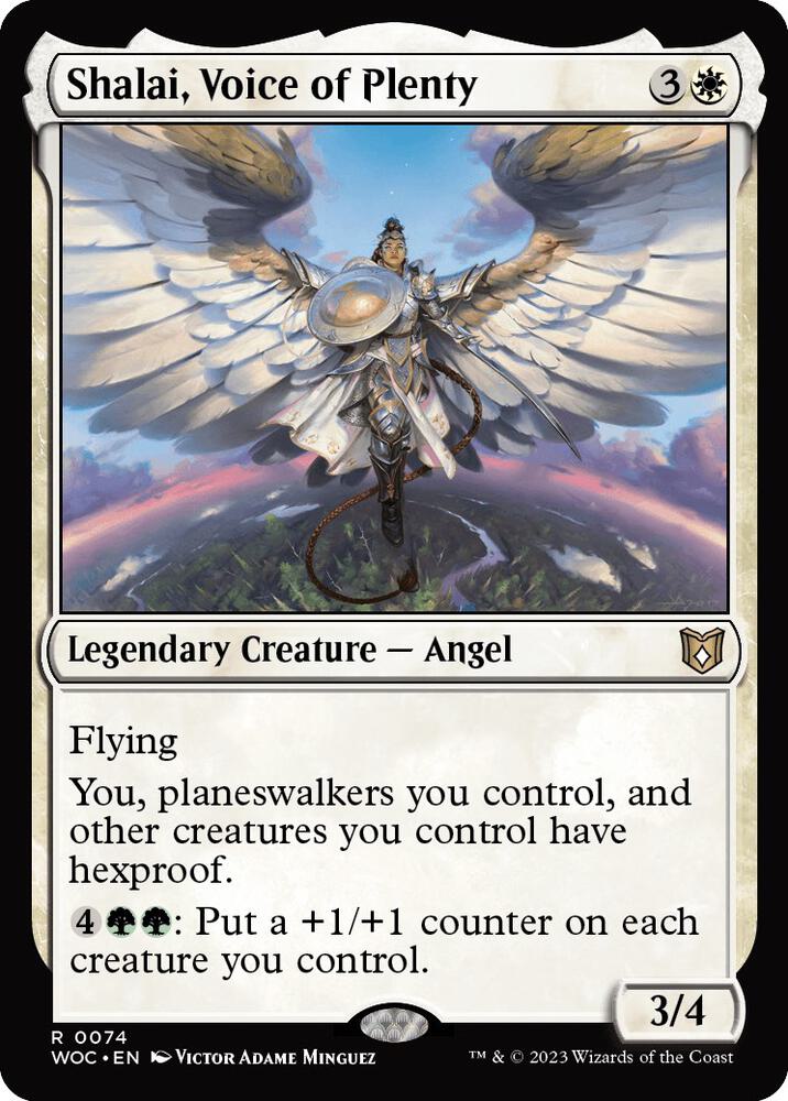 Shalai, Voice of Plenty 74/173 (Commander: Wilds of Eldraine) 