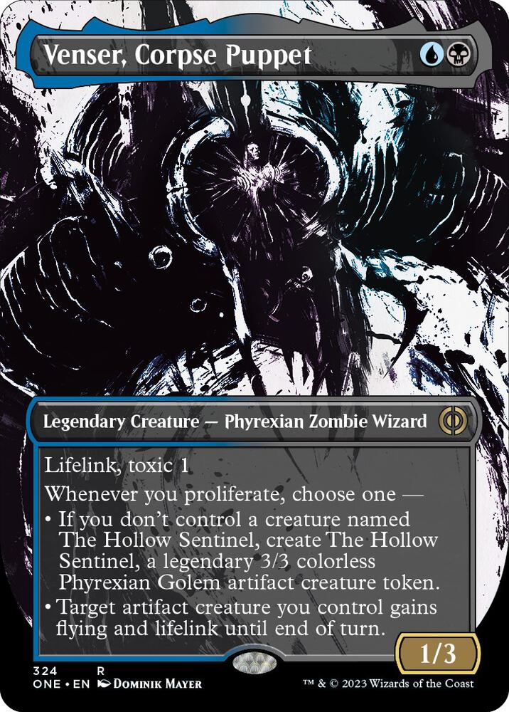 Venser, Corpse Puppet 324 (Phyrexia: All Will Be One)  - Borderless