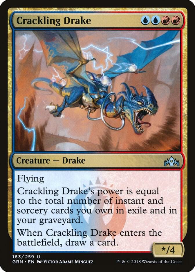 Crackling Drake 163/259 (Guilds of Ravnica)  - Foil