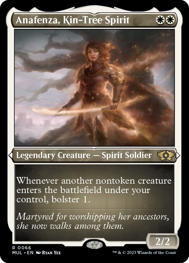 Anafenza, Kin-Tree Spirit 66/65 (March of the Machine: Multiverse Legends)  - Etched Foil