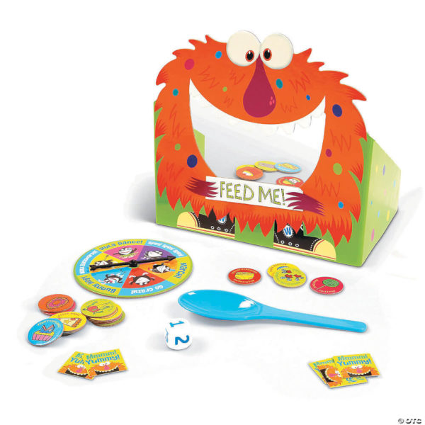 Peaceable Kingdom Feed the Woozle game with monster, spoon, spinner &amp; pieces