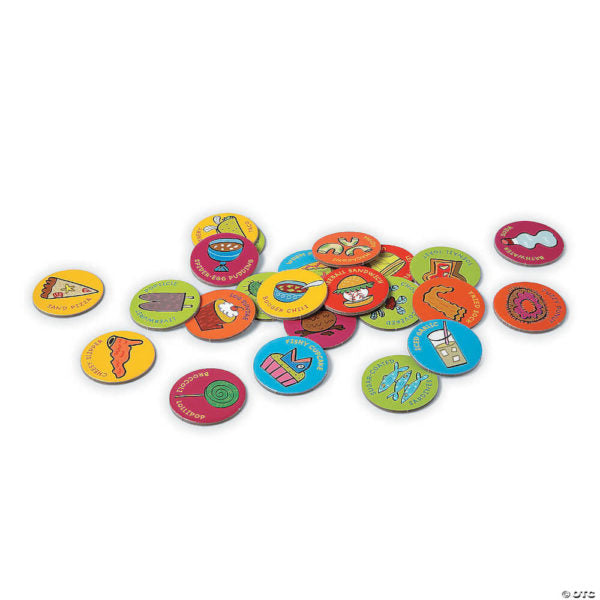 Feed the Woozle game tokens for kids