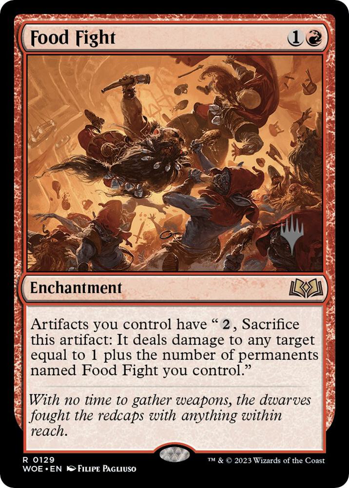 Food Fight 129p/200 (Promo Pack: Wilds of Eldraine) 