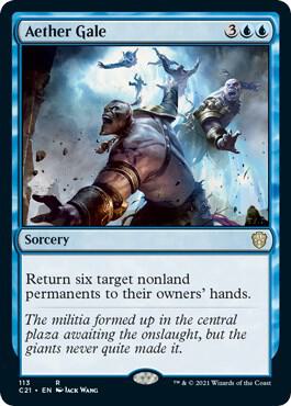 Aether Gale 113/81 (Commander 2021) 