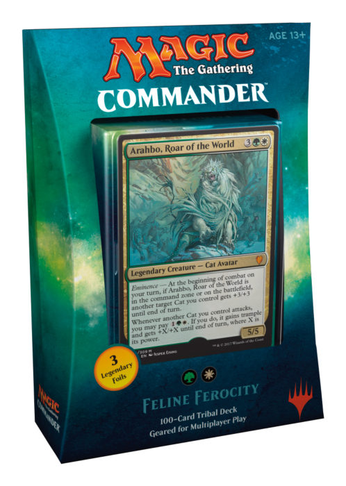 Magic The Gathering - Commander 2017 Commander Deck - Feline Ferocity
