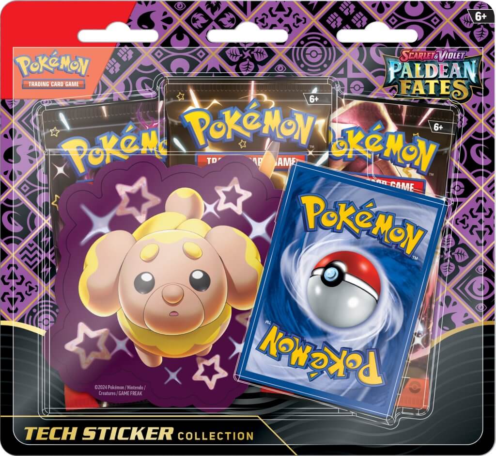 Pokemon TCG - Scarlet &amp; Violet - Paldean Fates Tech Sticker Blister