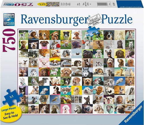 Ravensburger - 99 Lovable Dogs Puzzle 750 Piece Jigsaw - Good Games