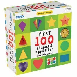 First 100 Shapes & Opposites Puzzle Cards - Good Games