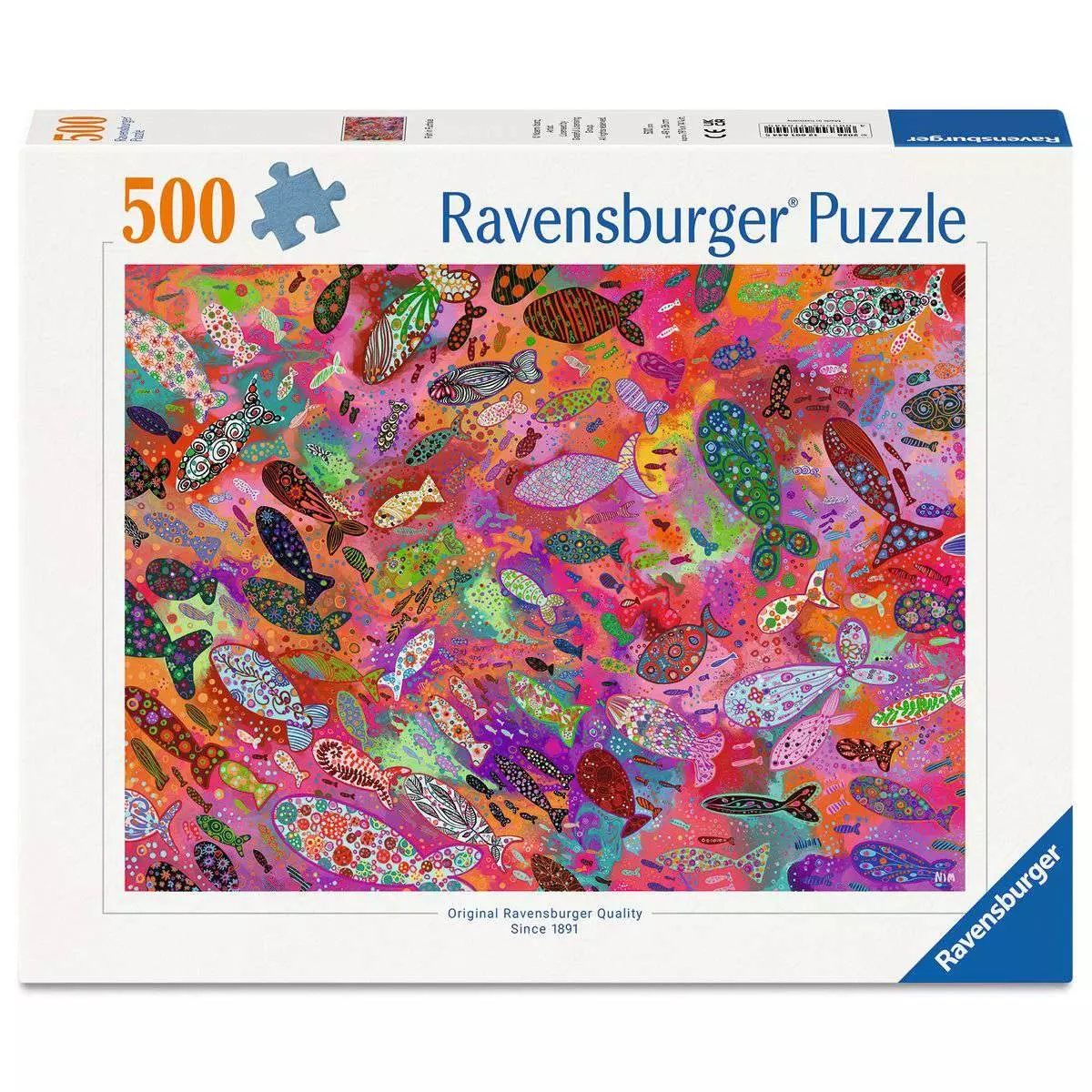Ravensburger - Fish in Fuchsia 500 Piece Jigsaw